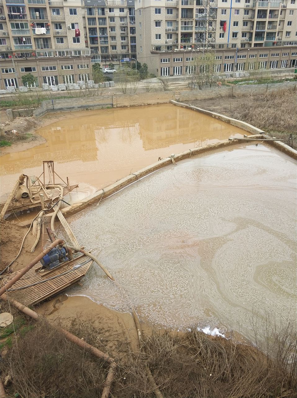 庄浪沉淀池淤泥清理-厂区废水池淤泥清淤
